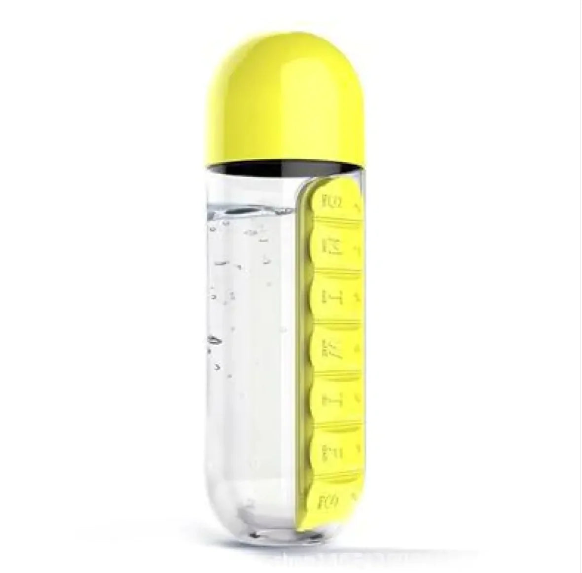 Two-in-One Medicine Bottle & Water Cup – 600ml